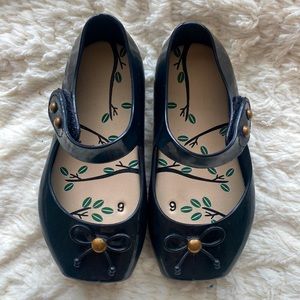 Mini Melissa Black Shoes size 6